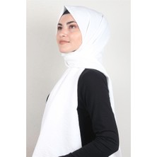 Piramit Alessa Pamuk Şal 2740-35 Kırık Beyaz