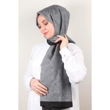 Piramit Ipeksi Monogram Şal 2753-11 Füme