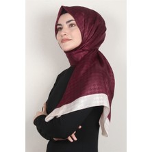 Eşarppark Monogram Şal 149-11 Bordo