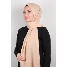 Eşarppark Bambu Kraşlı Şal 2724-100 Koyu Bej