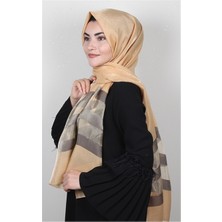 Eşarppark Exclusive Şal 3073-12 Gold - Füme