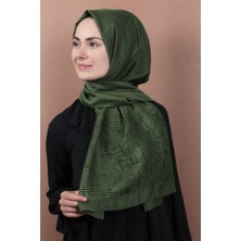 Eşarppark Liza Simli Şal 2629-11 Haki Yeşili