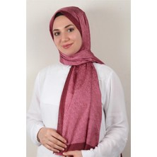 Eşarppark Monogram Şal 145-33 Fuşya