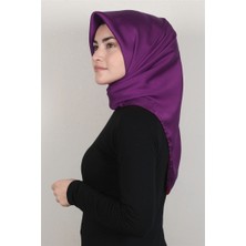 Piramit Düz Renk Eşarp 1340-8 Begonvil