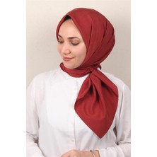 Cardion Jakarlı Icon Eşarp 2758-4 Kızıl Toprak