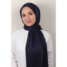 Eşarppark Armine Jakar Ipeksi Şal 3106-14 Lacivert