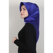 Piramit Düz Renk Eşarp 1340-22 Saks