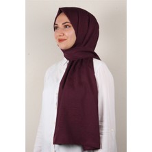 Eşarppark Jakarlı Ipeksi Şal 8084-16 Bordo