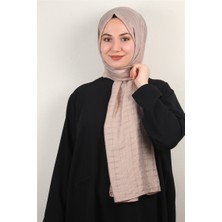 Piramit Ince Kareli Şal 2580-32 Toz Pembe