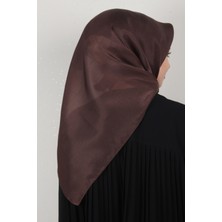 Piramit Elizya Simli Eşarp 4009-27 Kahverengi