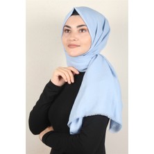 Eşarppark Relax Kraşlı Şal 2721-14 Bebe Mavisi