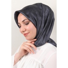 Piramit Luxer Eşarp 3622-23 Bulut Koyu Füme