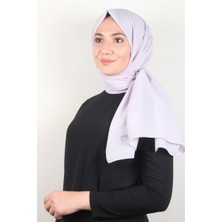 Piramit Şifon Şal Düz Renk 1293-91 Lila