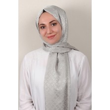 Eşarppark Armine Jakar Ipeksi Şal 3107-6 Gri
