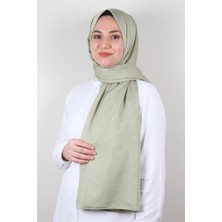 Eşarppark Jakarlı Ipeksi Şal 8085-16 Mint Yeşili