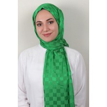 Eşarppark Armine Diamond Şal Dama 3096-21 Fıstık Yeşili