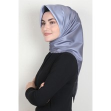 Piramit Dijital Eşarp 1355-12 Buz Mavisi