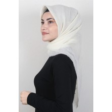 Eşarppark Pamuklu Trend Eşarp 9914-53 Kırık Beyaz