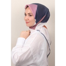 Cardion Coton & Silk Eşarp 3647-8 Lacivert