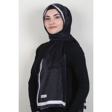 Piramit Elizya Simli Şal 4000-45 Koyu Lacivert