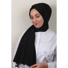 Eşarppark Jakarlı Icon Şal 3103-6 Siyah