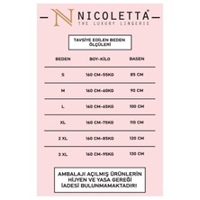 Nicoletta Kadın Külot Yuksek Bel 7 Li Paket Likralı Indıgo