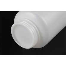 Pakuhit Nxfdsıoz 2x 1000ML Şeffaf Beyaz Laboratuvar Çift Kapaklı Sızdırmaz Plastik Geniş Ağızlı Şişe (Yurt Dışından)