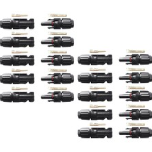 Pakuhit 10 Çift Mc4 30A Erkek Dişi M/f Tel Pv Kablo Konnektör Seti Güneş Paneli (Yurt Dışından)