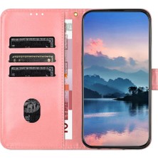 SZY Mall Iphone 15 Için Telefon Kılıfı Artı Flip Folio Cüzdan Kart Yuvaları Tutucu Pu Litch (Yurt Dışından)