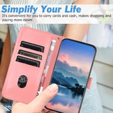 SZY Mall Iphone 15 Için Telefon Kılıfı Artı Flip Folio Cüzdan Kart Yuvaları Tutucu Pu Litch (Yurt Dışından)