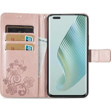 SZY Mall Huawei Onur Magic5 Pro Dört Yapraklı Yonca Flip Kapak Zarif (Yurt Dışından)