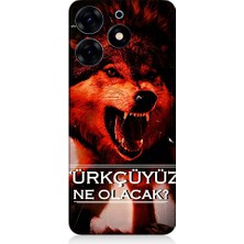 Teknomeg Tecno Spark 10 Pro Uyumlu Türkçüyüz Ne Olacak Desenli Silikon Kılıf