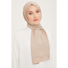 Eşarppark Armine Diamond Şal Zikzak 3095-8 Koyu Taş