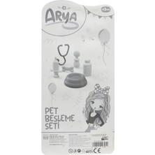 MEGA Arya Pet Bakım ve Pet Besleme Seti̇ Kırmızı Puantiye Elbiseli