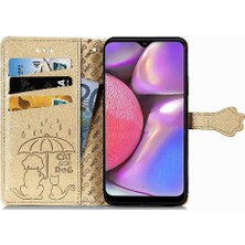 Bdt Shop Samsung Galaxy A20S Kılıf Için Kılıf Kapak Kapak Kısa Kayış Karikatür (Yurt Dışından)