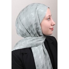 Eşarppark Pamuklu Jakar Şal 4110-2 Su Yeşili