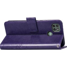 Bdt Shop Motorola Moto G9 Güç Zarif Iş Kısa Kayış Dört Yaprak (Yurt Dışından)