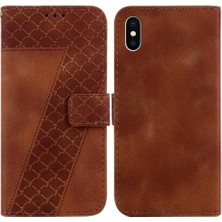 Bdt Shop Iphone Xs Max Flip Folio Kapak Için Telefon Kılıfı Pu Deri Kart Yuvası Cüzdan (Yurt Dışından)