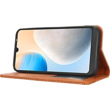 Bdt Shop Tecno Pop 6 Cüzdan Manyetik Kapatma Pu Deri Için Kılıf (Yurt Dışından)