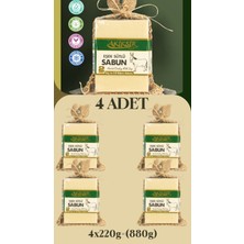 Akiksir Doğal Eşek Sütlü Sabun 4X220G=(880G)