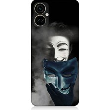 Teknomeg Tecno Camon 19 Pro Uyumlu V For Vendetta Anonymous Desenli Silikon Kılıf