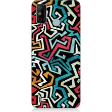 Teknomeg Tecno Spark 6 Go Uyumlu Pop Art Grafiti Grunge Desenli Silikon Kılıf