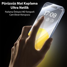 Ason Plus Baseus Crystalline iPhone 14 Plus-13 Pro Max Hd Tempered Full Koruma Cam Ekran Koruyucu