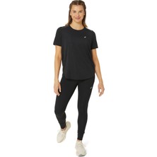 Asics Road Ss Top Kadın Black Kısa Kollu Tshirt 2012C969-001