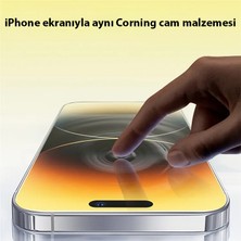 Ason Plus Baseus Corning iPhone 15 Hd Tempered Full Koruma Cam Ekran Koruyucu