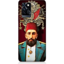 Teknomeg Infinix Note 10 Pro Uyumlu Osmanlı 2. Abdülhamid Han Desenli Silikon Kılıf