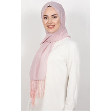 Eşarppark Fransız Simli Şal 2811-2 Pudra