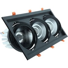 Tekwat AR111 Cob LED Üçlü 25 Watt Işık Sıva Altı 5700 Kelvin