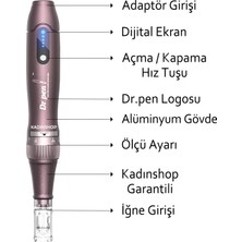 Dr. Pen Dr.Pen Ultima A10-W Şarjlı Dermapen Cihazı (2 Yıl Türkiye Garantili) Derma Pen Kalıcı Makyaj Dermaroller