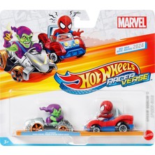 Hot Wheels Racer Verse Green Goblin ve Spiderman - HRT90